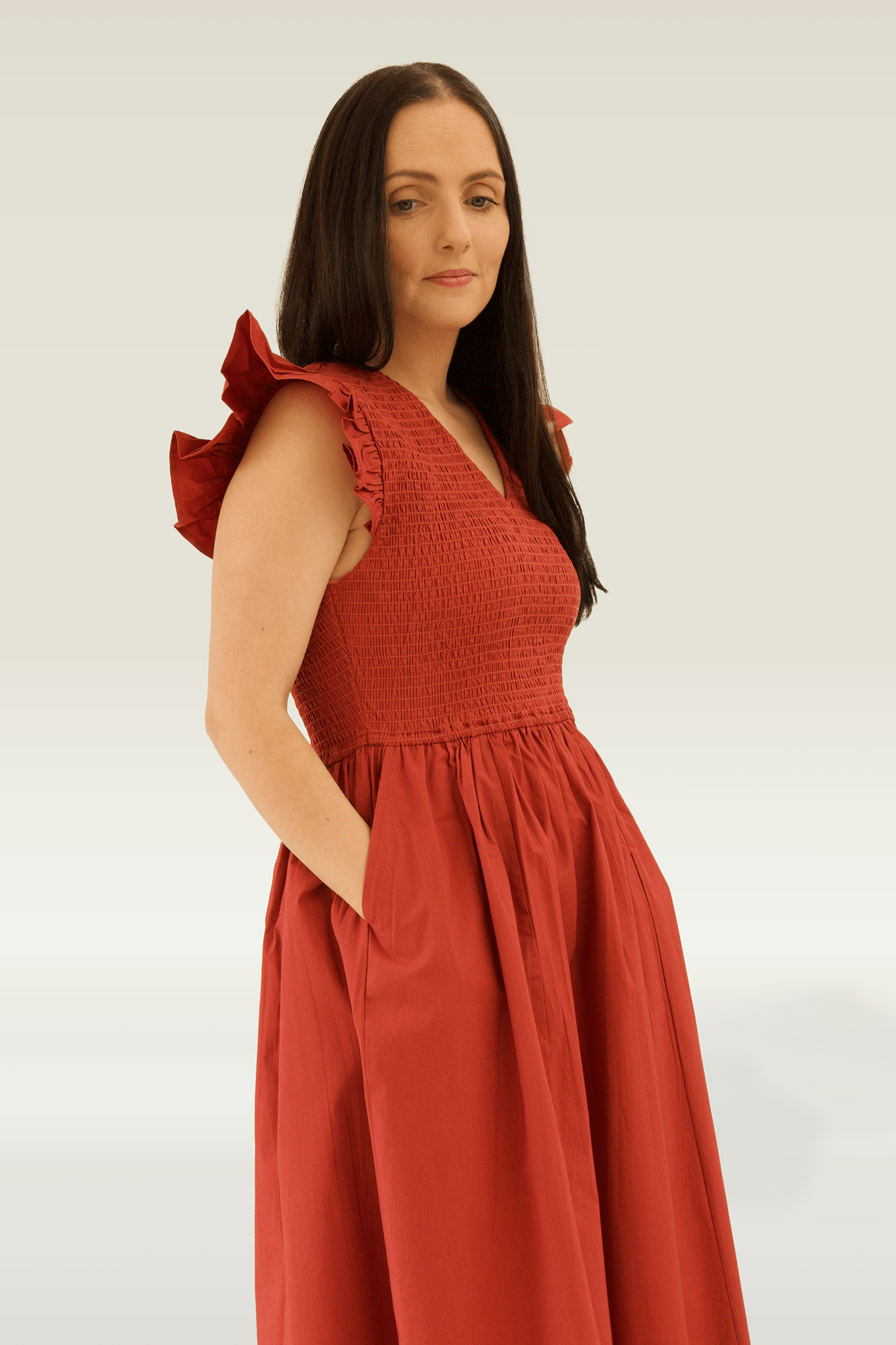 Gather Dress - On A Good Day - Dress