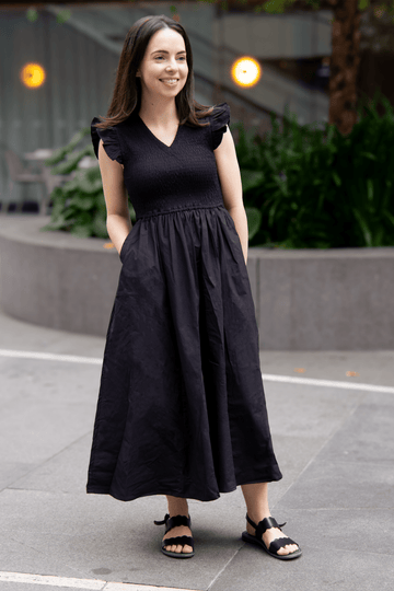 Gather Dress - On A Good Day - Dress