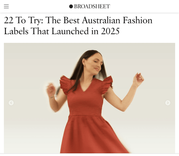 On A Good Day one of "The Best Australian Fashion Labels That Launched in 2025"—Broadsheet - On A Good Day