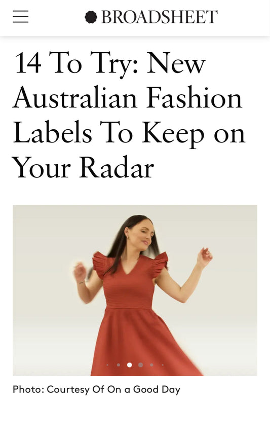 On A Good Day featured in Broadsheet - On A Good Day