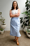 Cove Midi Skirt - Arctic Sky - On A Good Day -