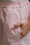 Cove Midi Skirt - Peach Stripe - On A Good Day -