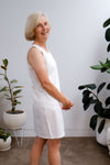 Gallery Mini Dress - Crisp White - On A Good Day -