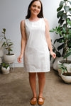 Gallery Mini Dress - Crisp White - On A Good Day -