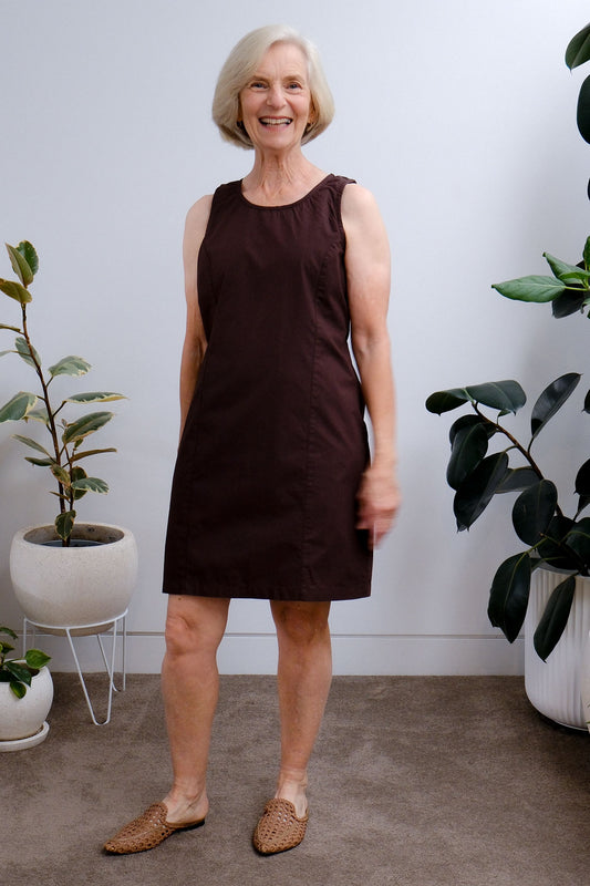 Gallery Mini Dress - Dark Chocolate - On A Good Day - Dress