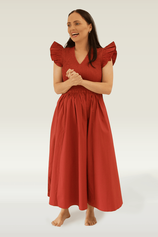 Gather Dress - On A Good Day - Dress