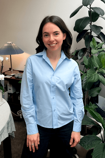 Lane Shirt - Arctic Sky - On A Good Day - Tops