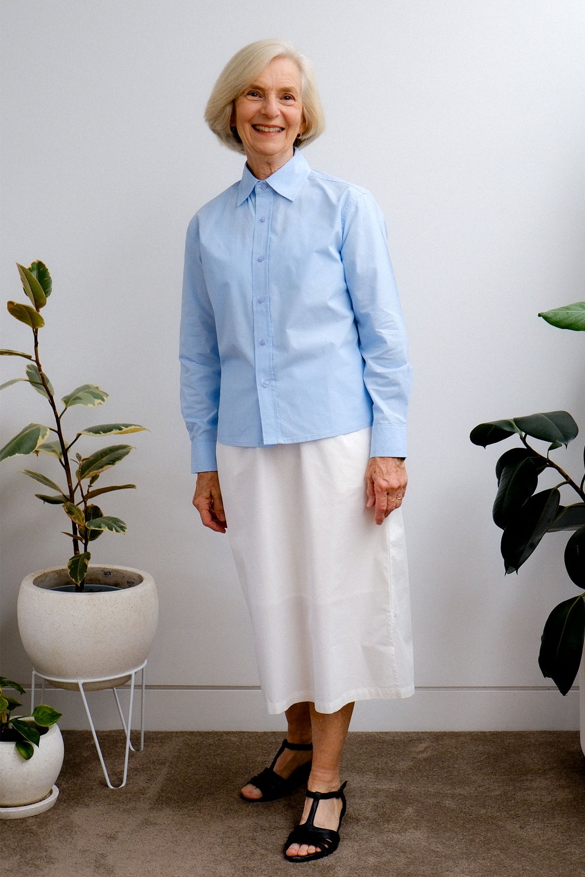 Lane Shirt - Arctic Sky - On A Good Day - Tops