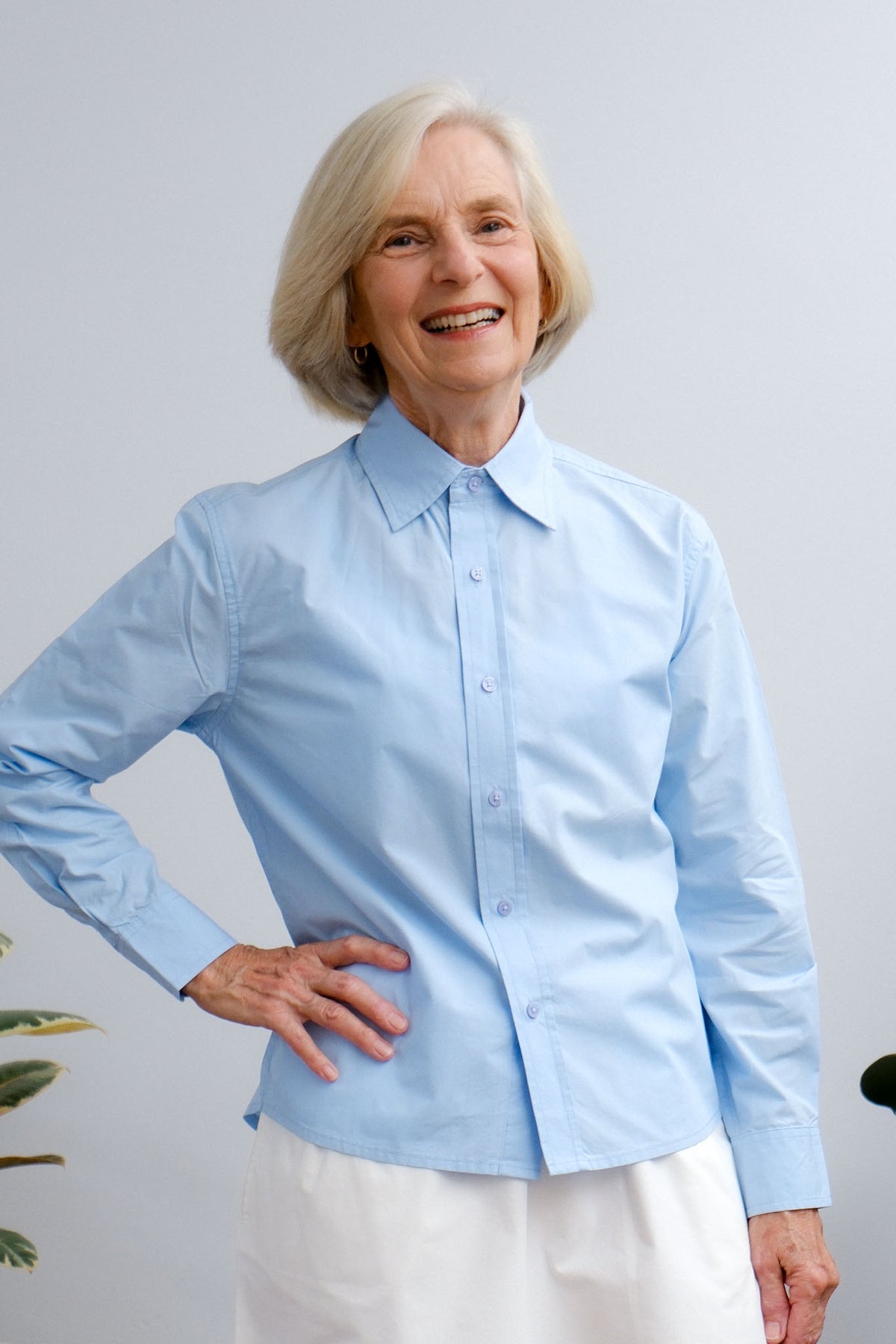 Lane Shirt - Arctic Sky - On A Good Day - Tops