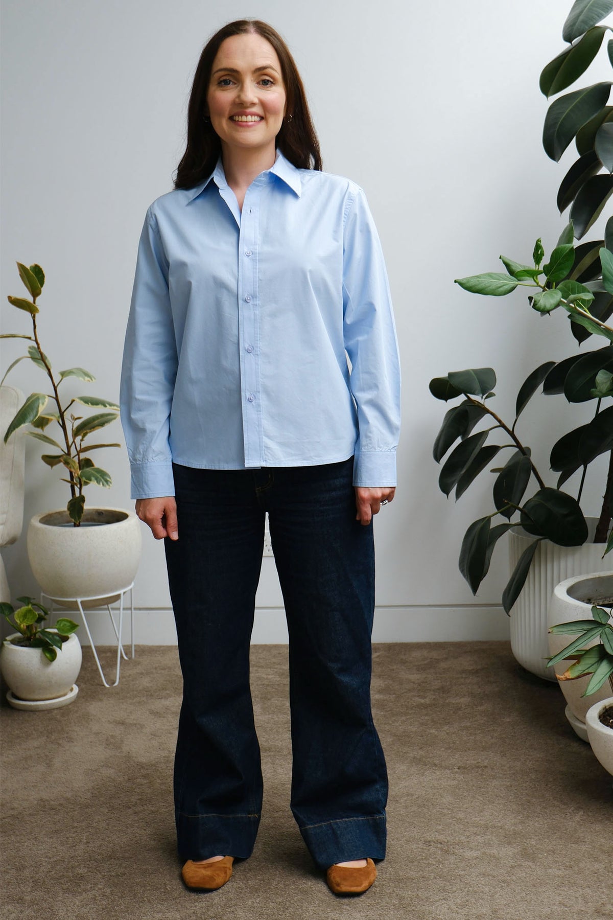 Lane Shirt - Arctic Sky - On A Good Day - Tops
