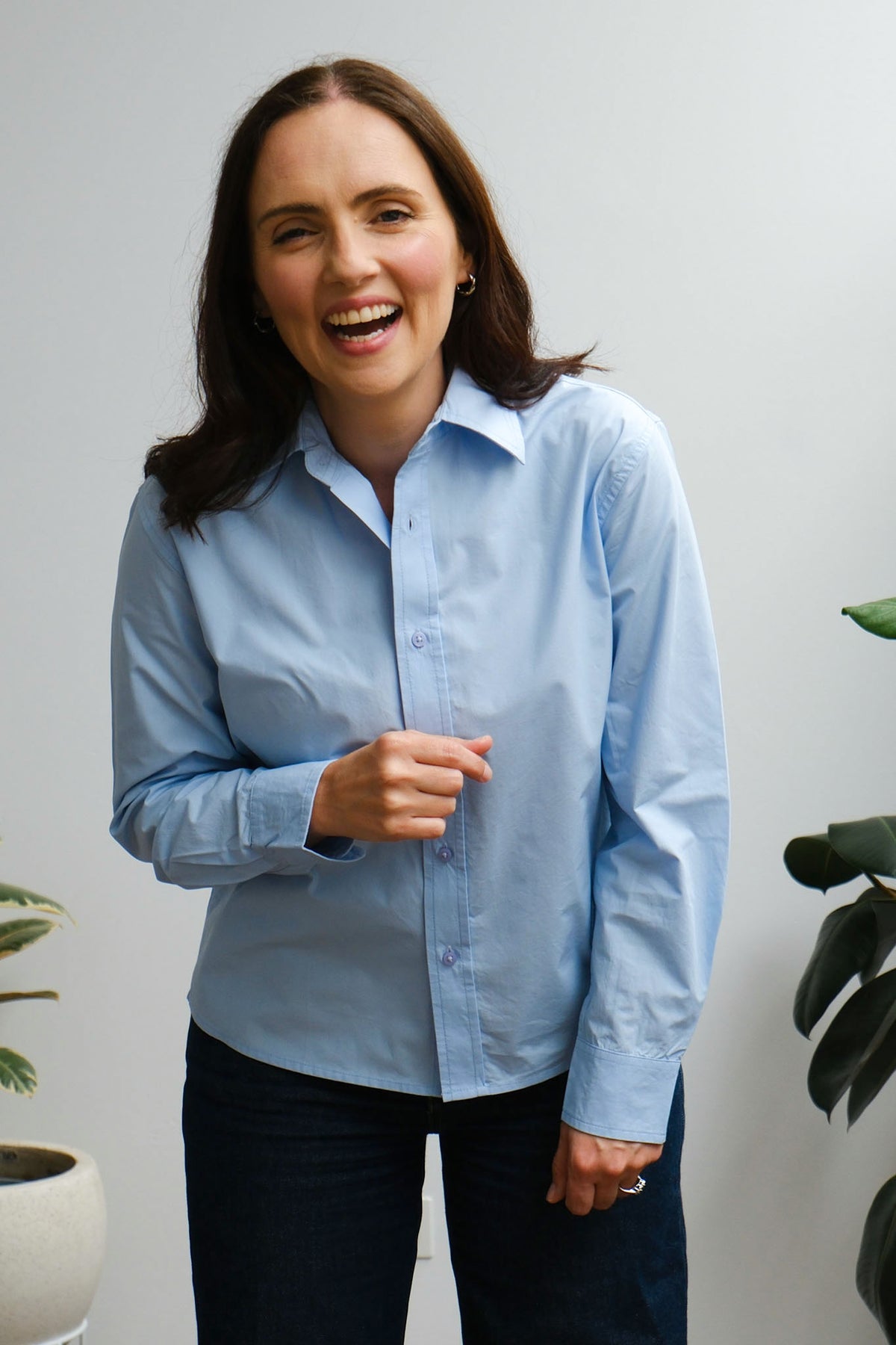 Lane Shirt - Arctic Sky - On A Good Day - Tops