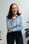 Lane Shirt - Arctic Sky - On A Good Day - Tops
