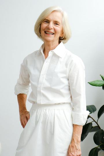 Lane Shirt - Crisp White - On A Good Day - Tops