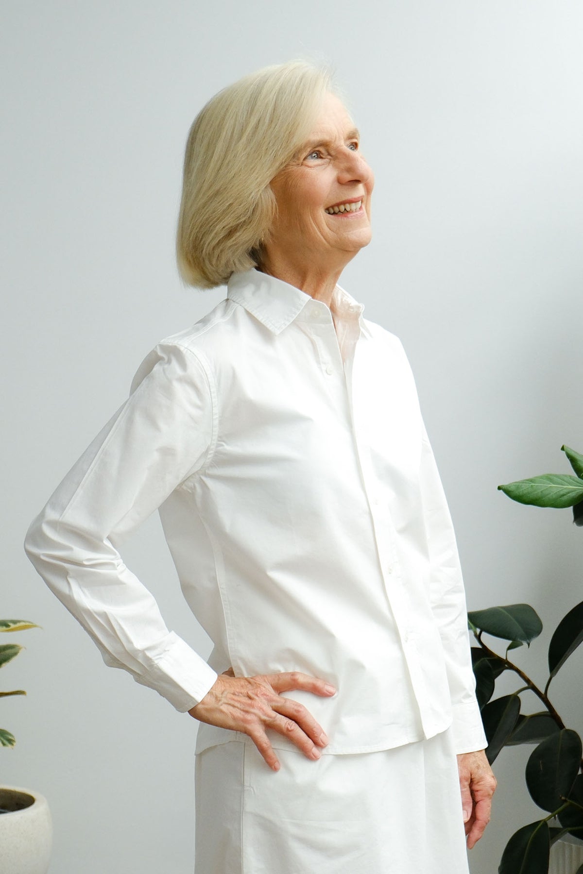 Lane Shirt - Crisp White - On A Good Day - Tops