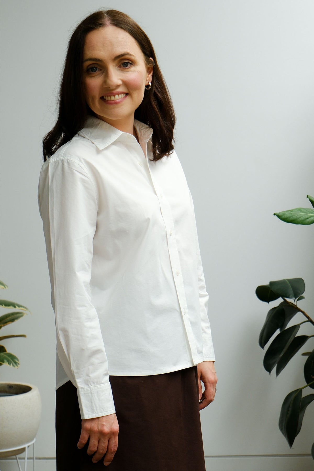 Lane Shirt - Crisp White - On A Good Day - Tops