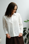 Lane Shirt - Crisp White - On A Good Day - Tops