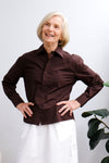 Lane Shirt - Dark Chocolate - On A Good Day - Tops