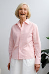 Lane Shirt - Peach Stripe - On A Good Day - Tops