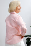 Lane Shirt - Peach Stripe - On A Good Day - Tops