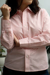 Lane Shirt - Peach Stripe - On A Good Day - Tops
