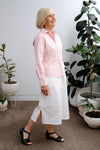 Lane Shirt - Peach Stripe - On A Good Day - Tops