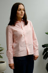 Lane Shirt - Peach Stripe - On A Good Day - Tops