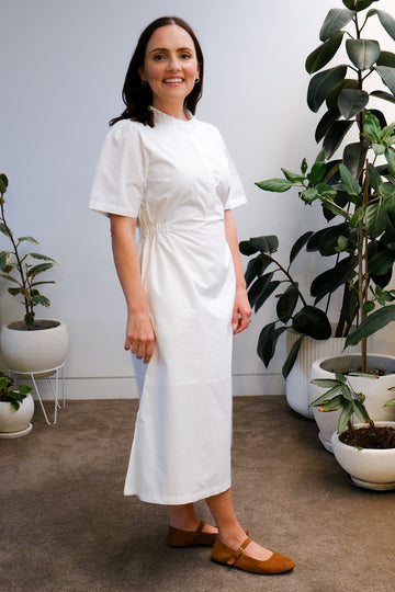 Pavilion Dress - Crisp White - On A Good Day -