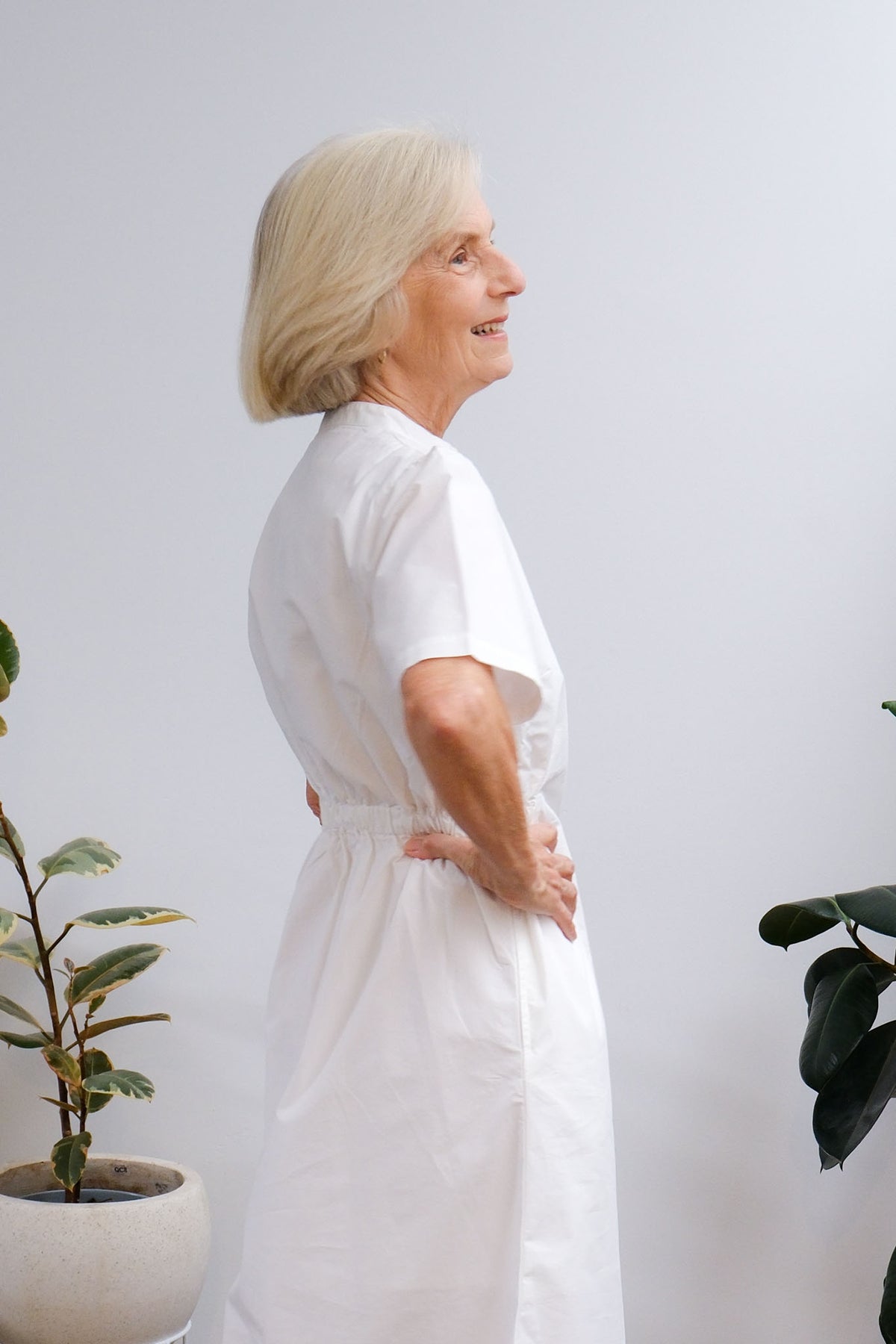 Pavilion Dress - Crisp White - On A Good Day -
