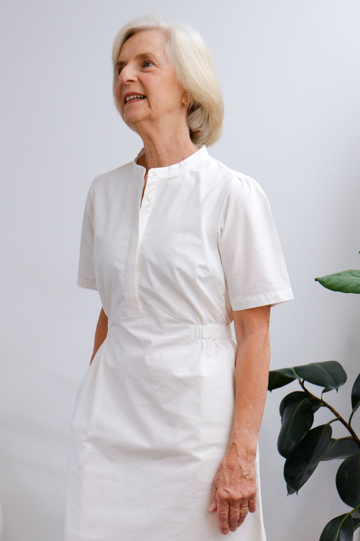 Pavilion Dress - Crisp White - On A Good Day -