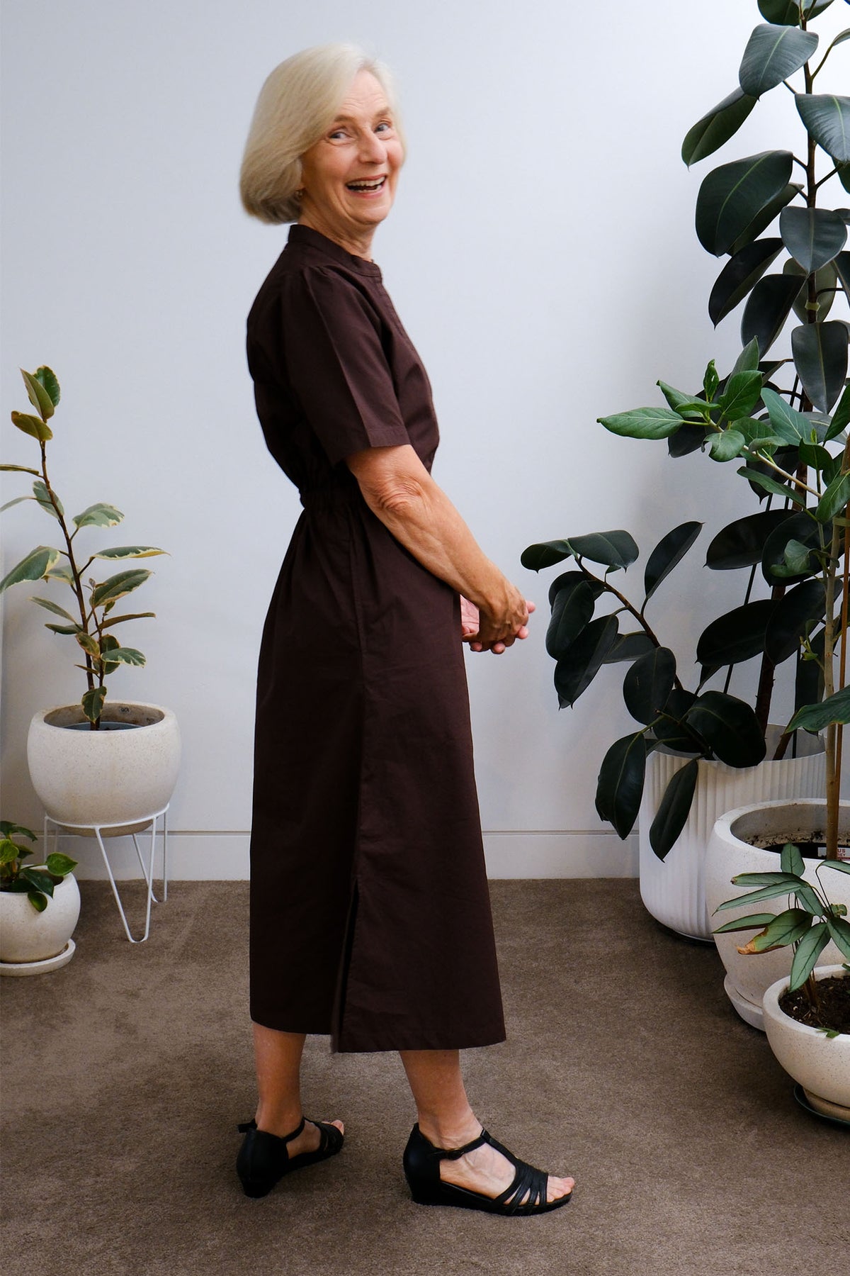 Pavilion Dress - Dark Chocolate - On A Good Day - Dress