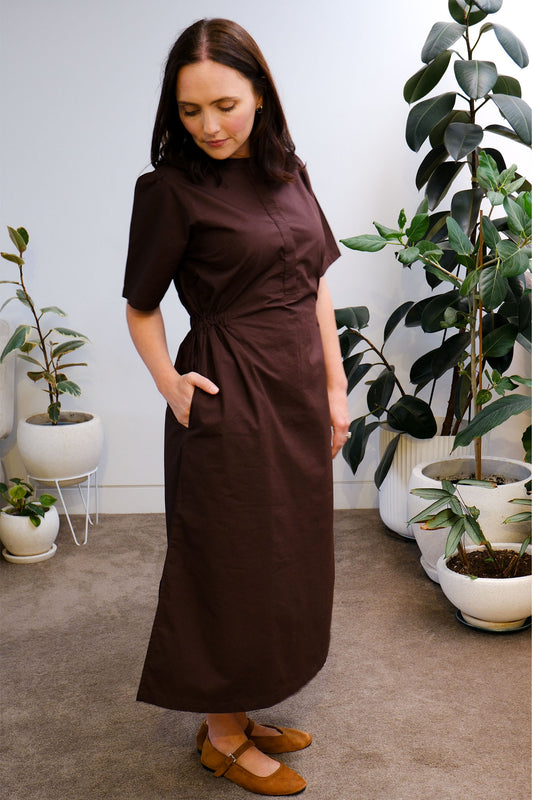 Pavilion Dress - Dark Chocolate - On A Good Day - Dress