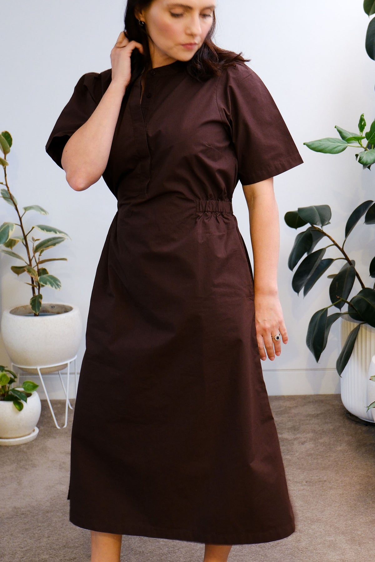 Pavilion Dress - Dark Chocolate - On A Good Day - Dress