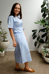 Terrace Wrap Top - Arctic Sky - On A Good Day - Tops