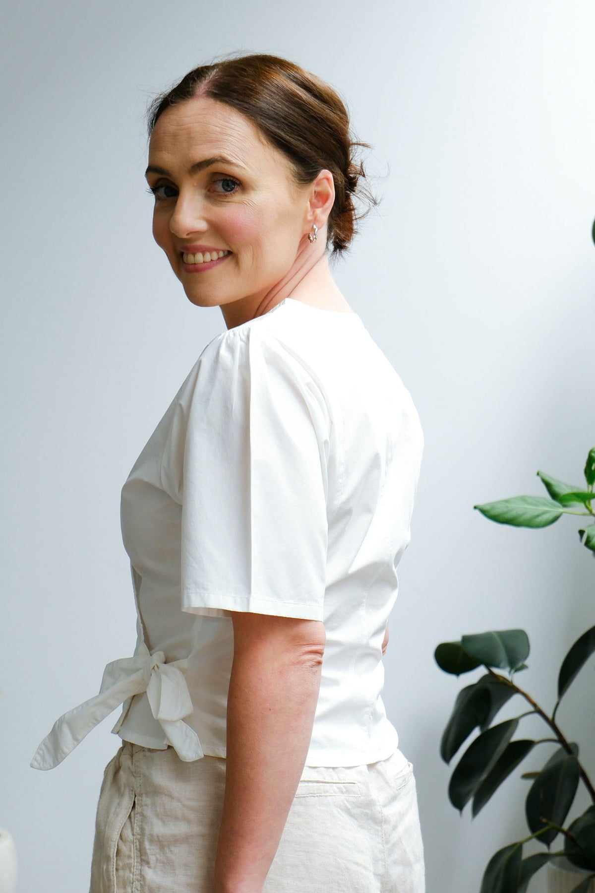 Terrace Wrap Top - Crisp White - On A Good Day - Tops
