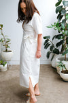 Terrace Wrap Top - Crisp White - On A Good Day - Tops