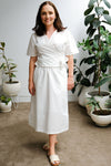 Terrace Wrap Top - Crisp White - On A Good Day - Tops