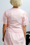 Terrace Wrap Top - Peach Stripe - On A Good Day - Tops