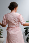Terrace Wrap Top - Peach Stripe - On A Good Day - Tops